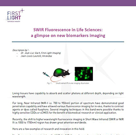 NEW ARTICLE: SWIR FLUORESCENCE IN LIFE SCIENCES